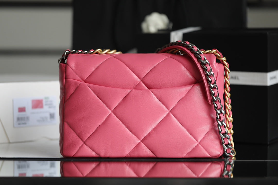 BC-19 Flap Bag Medium Pink - 30cm