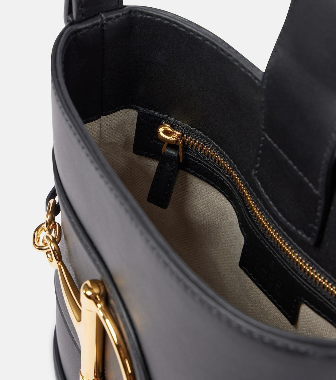 BG- smallembellished leather bucket bag