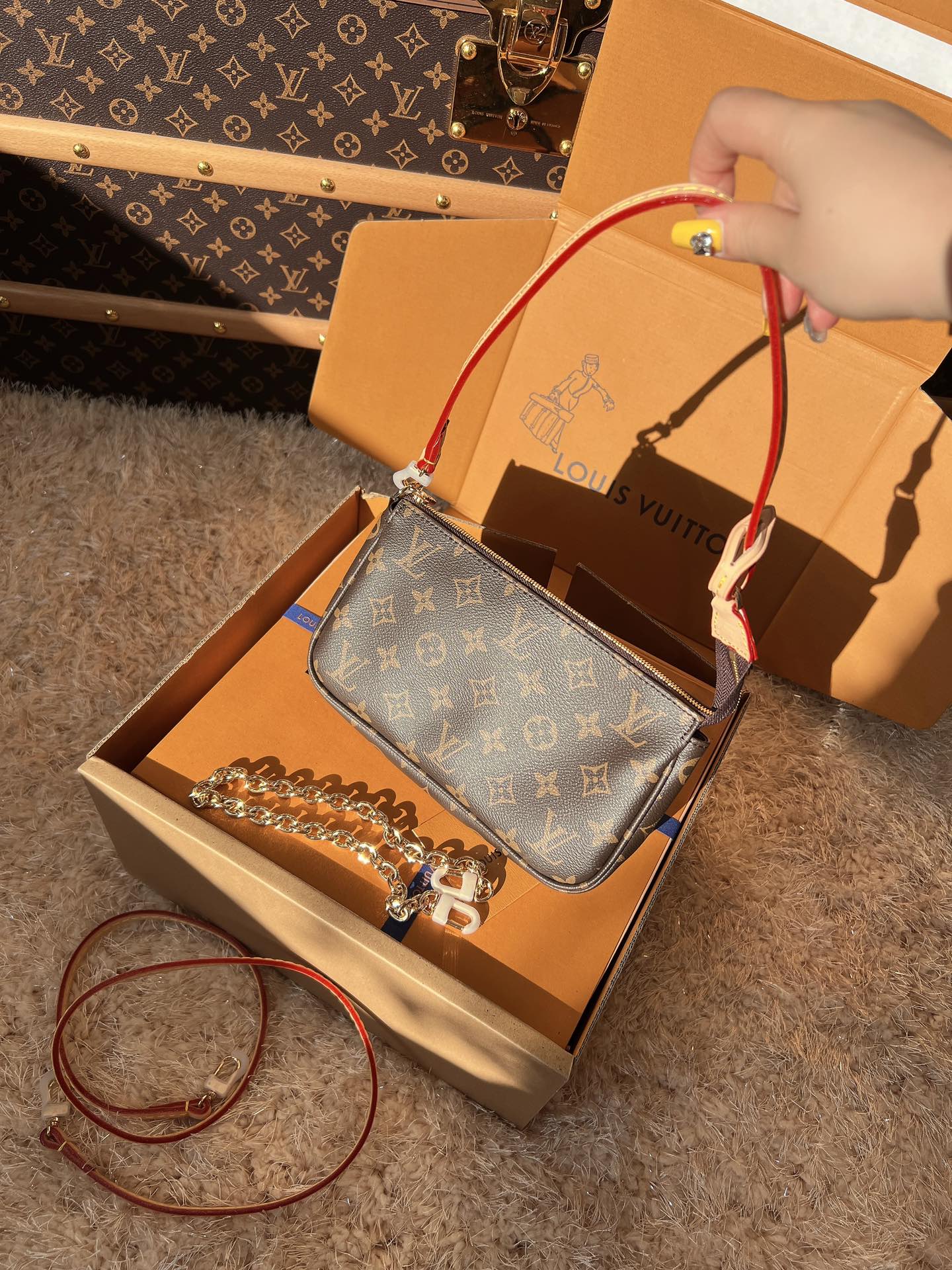 Serenityll? 181904 Luxury Bags(23.5*13.5*4)