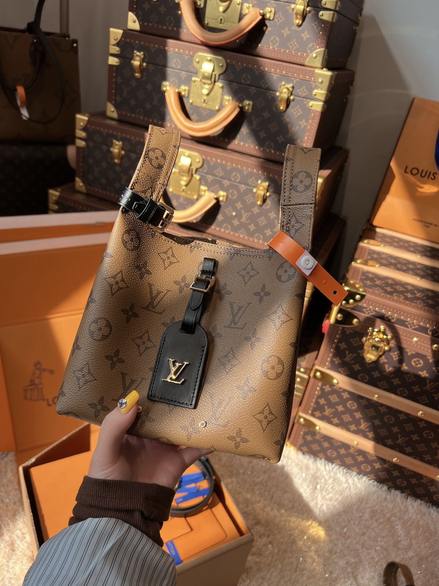 Serenityll? 181908 Luxury Bags(17*17*7)cm