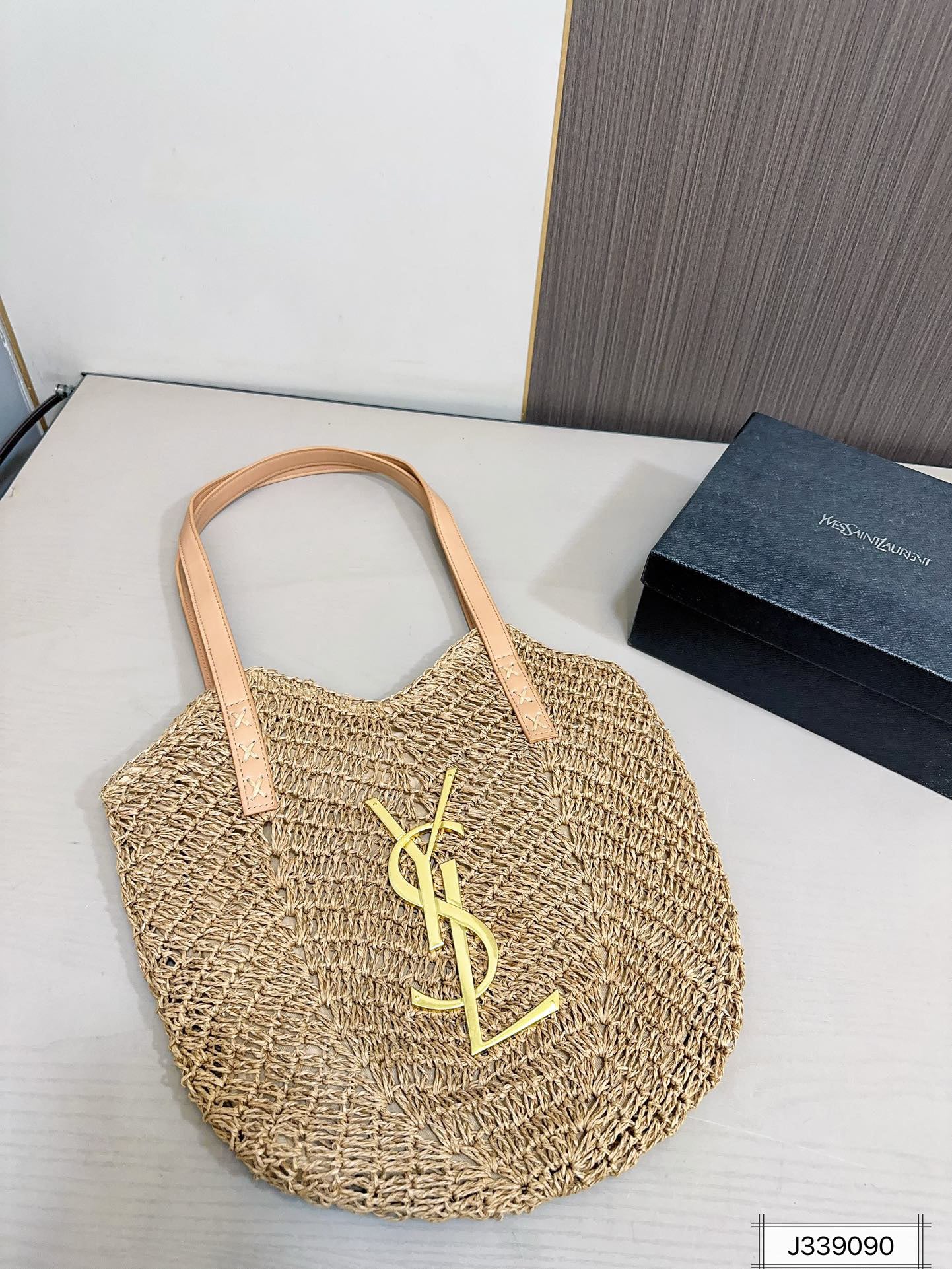 BY- Vacation CasualNO.265424Woven  Bag 35x32cm