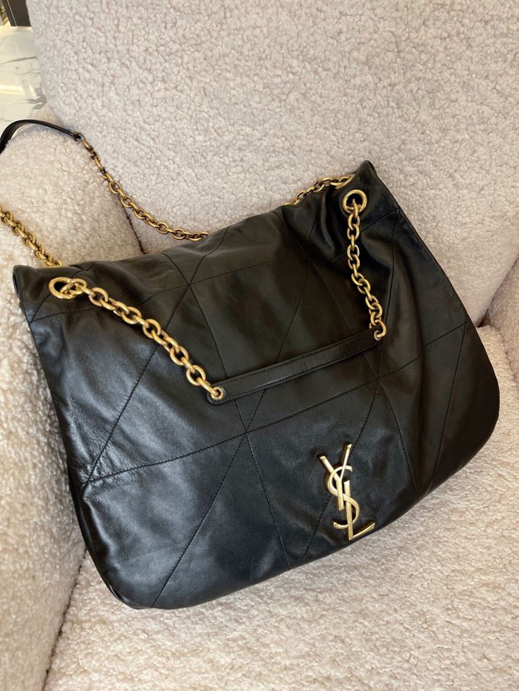 BY- Chain Leather Shoulder Bag