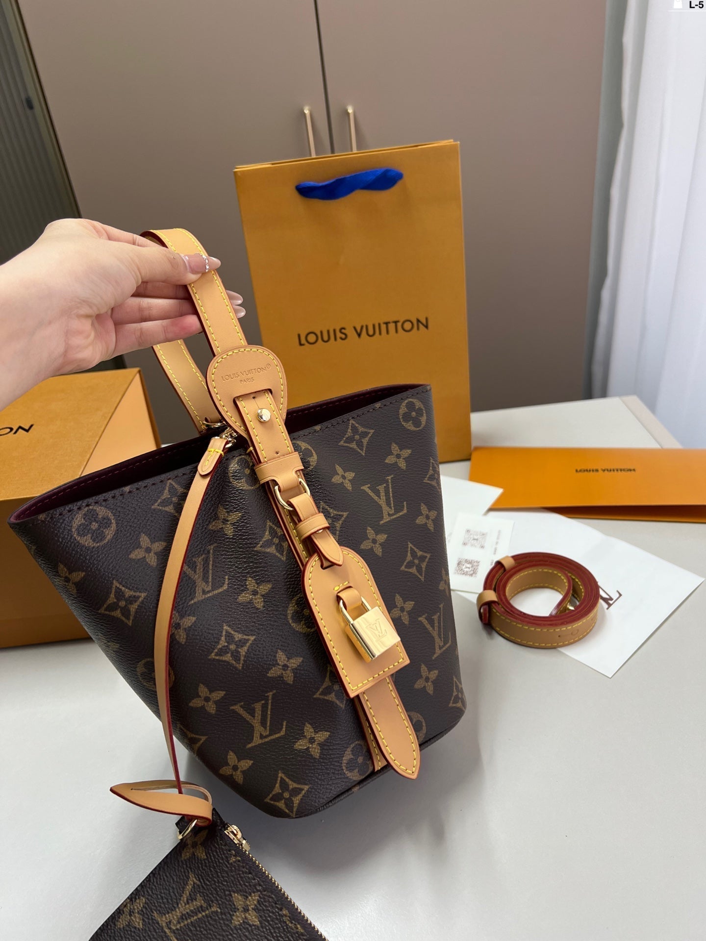 BL-Top quality Vintage Bucket Bag 17x18cm