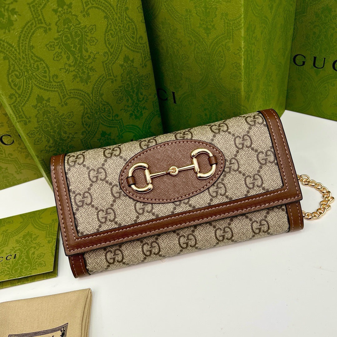 BG- Brown Saddle Buckle Handbag 19x10.5x3.5cm