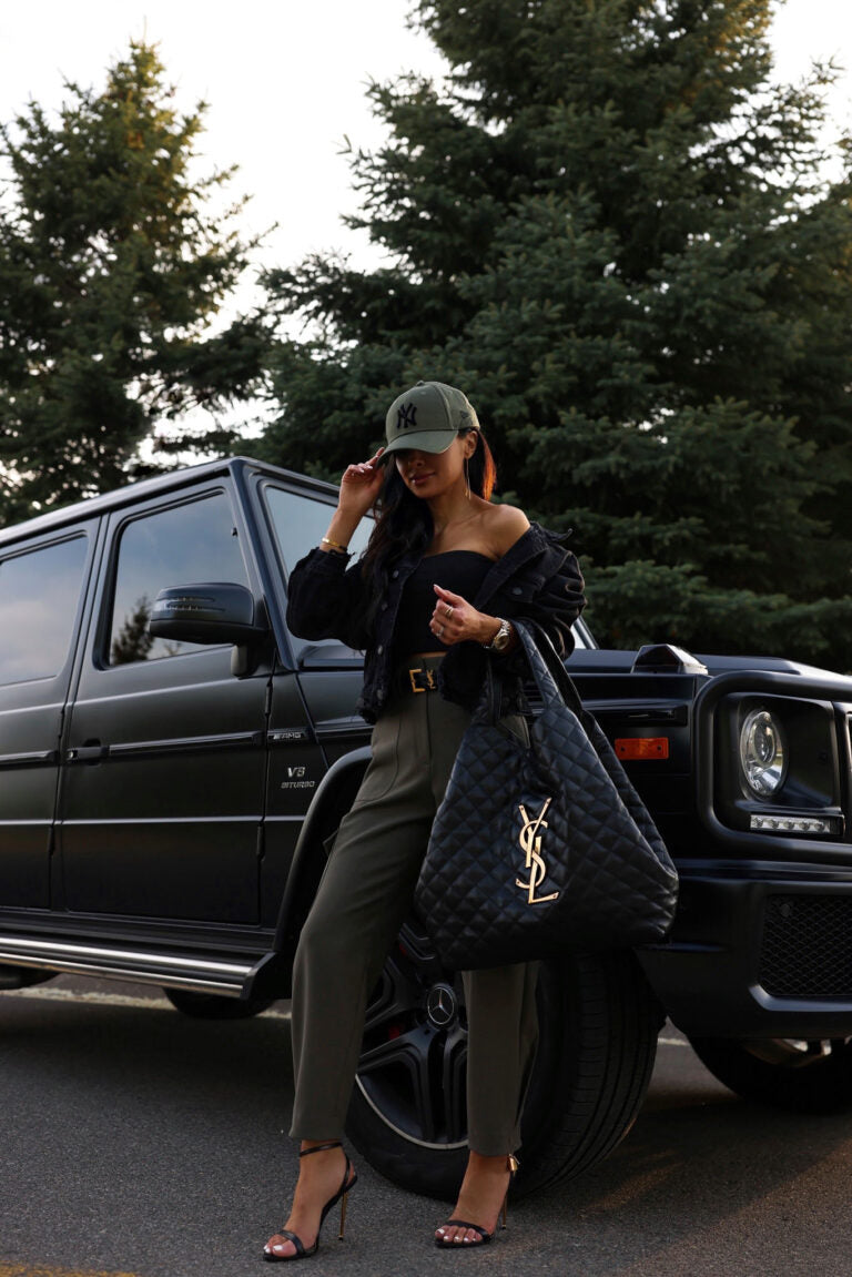 BY-MAXI SHOPPING BAG IN QUILTED LAMBSKIN