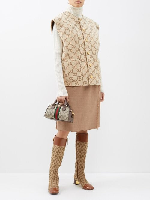 BG- Mini Gg canvas Top-handle Bag