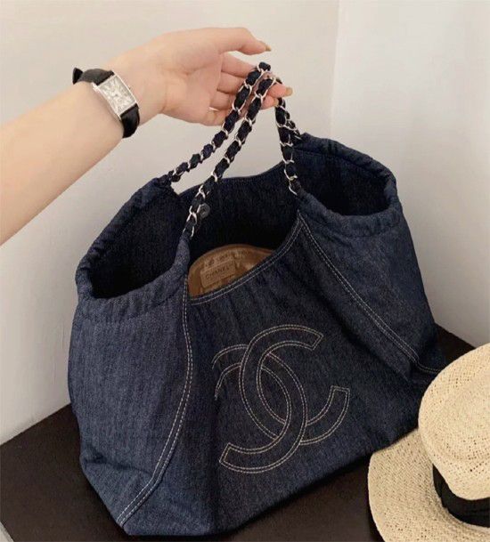 BY- Large Capacity Denim  Bag