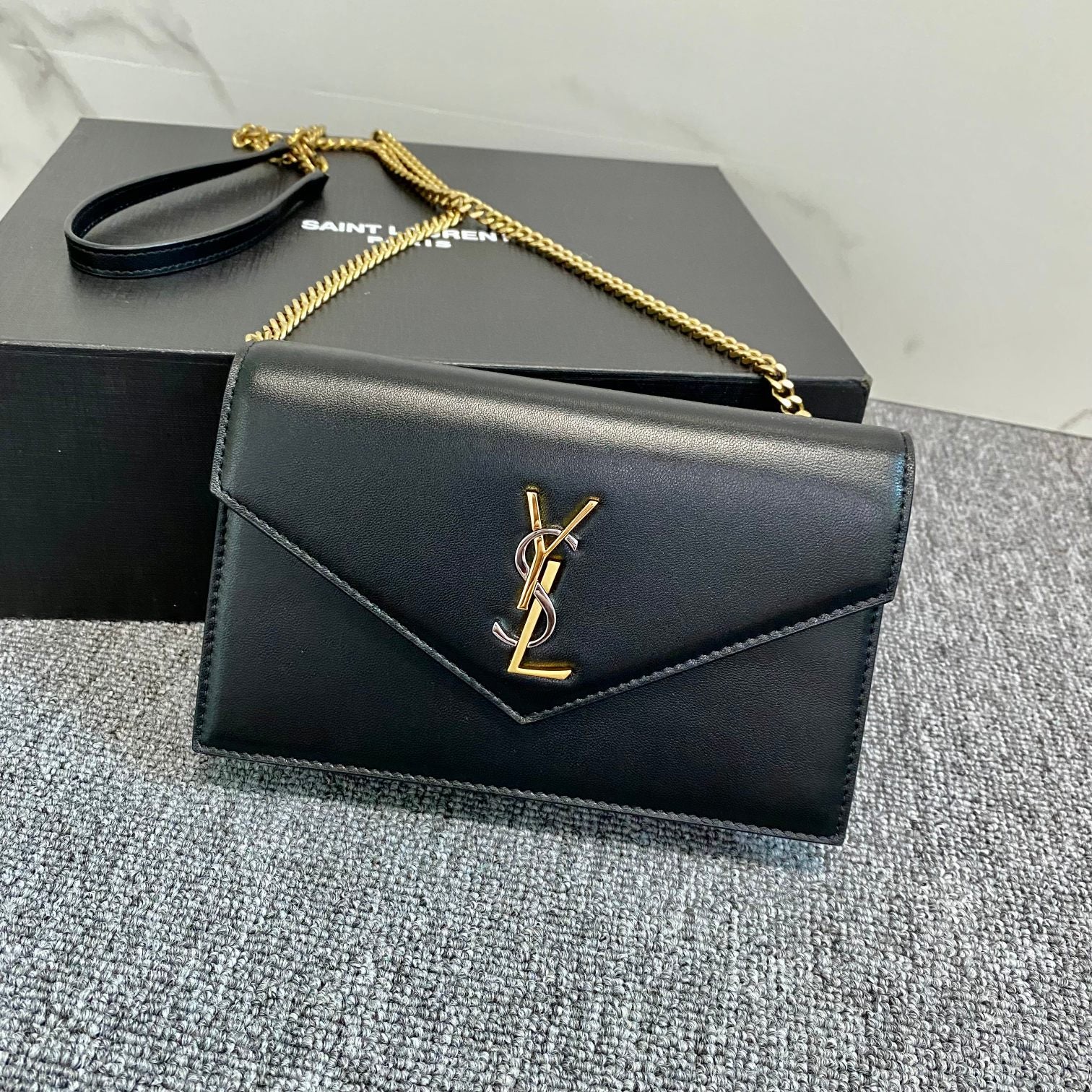 BY-NO.3526548 Shoulder Black Bag - 19x12.5x3.5cm