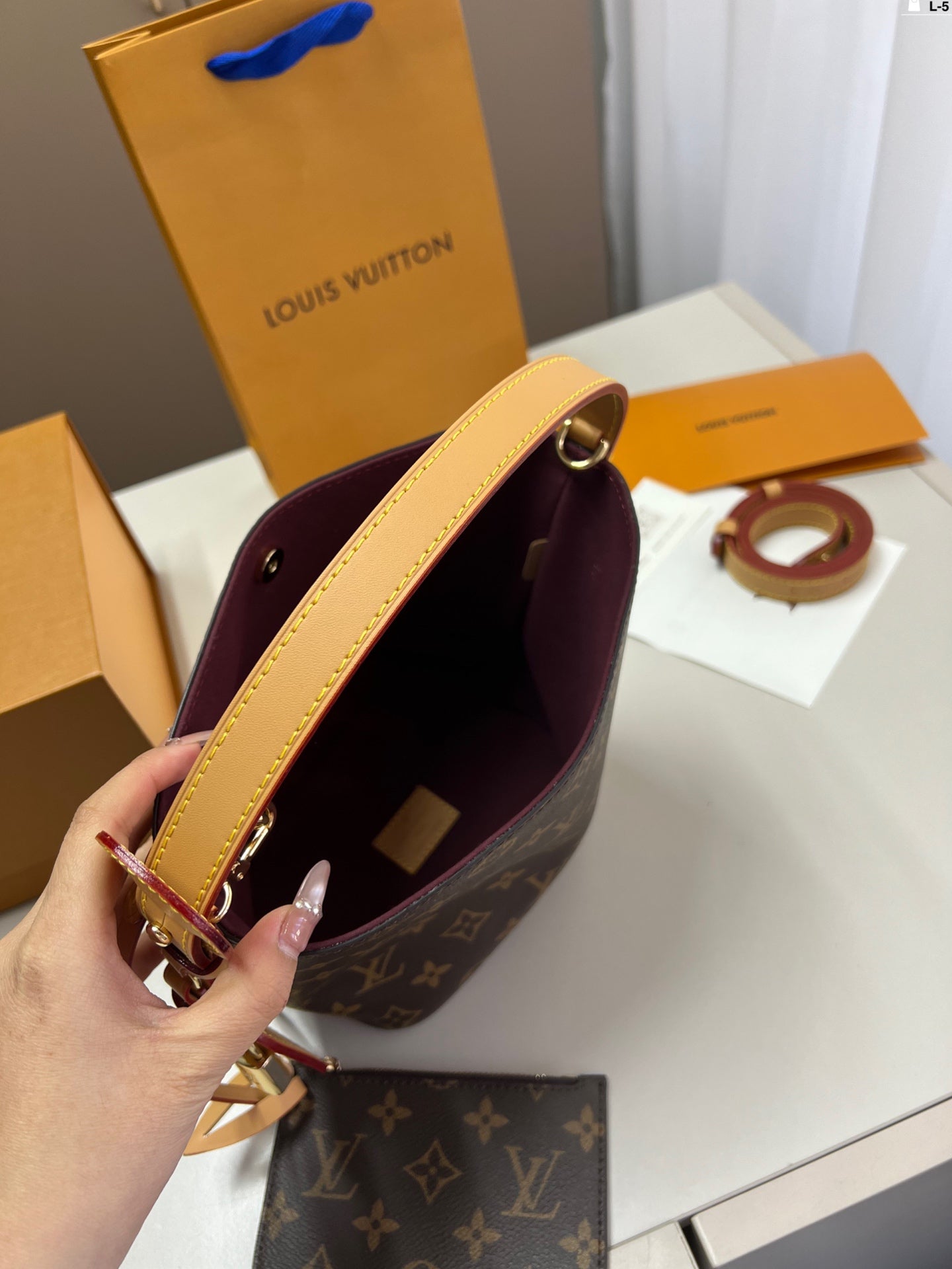 BL-Top quality Vintage Bucket Bag 17x18cm