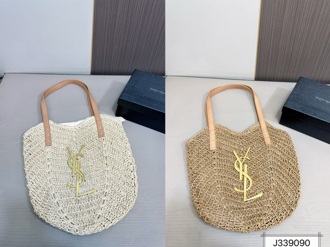 BY- Vacation CasualNO.265424Woven  Bag 35x32cm