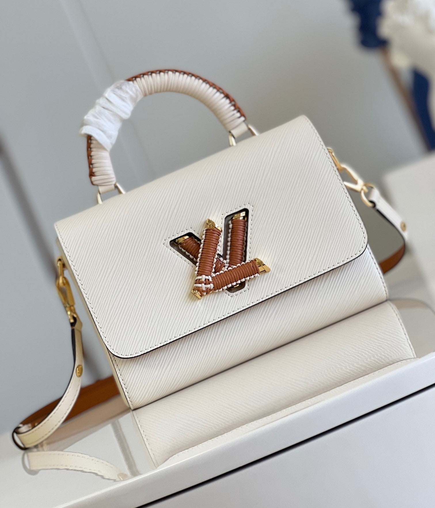 BL-Top quality MM Epi Bag White Quartz - 23 x 17 x 9.5 cm