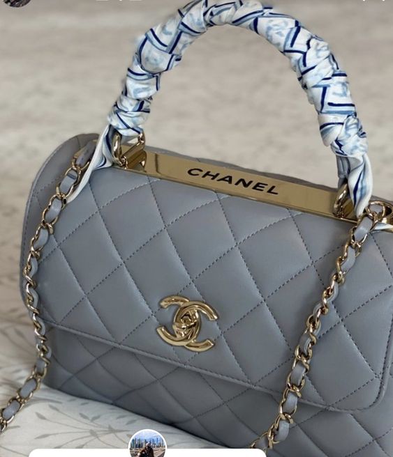 BC- Trendy CC Flap Bags-Blue