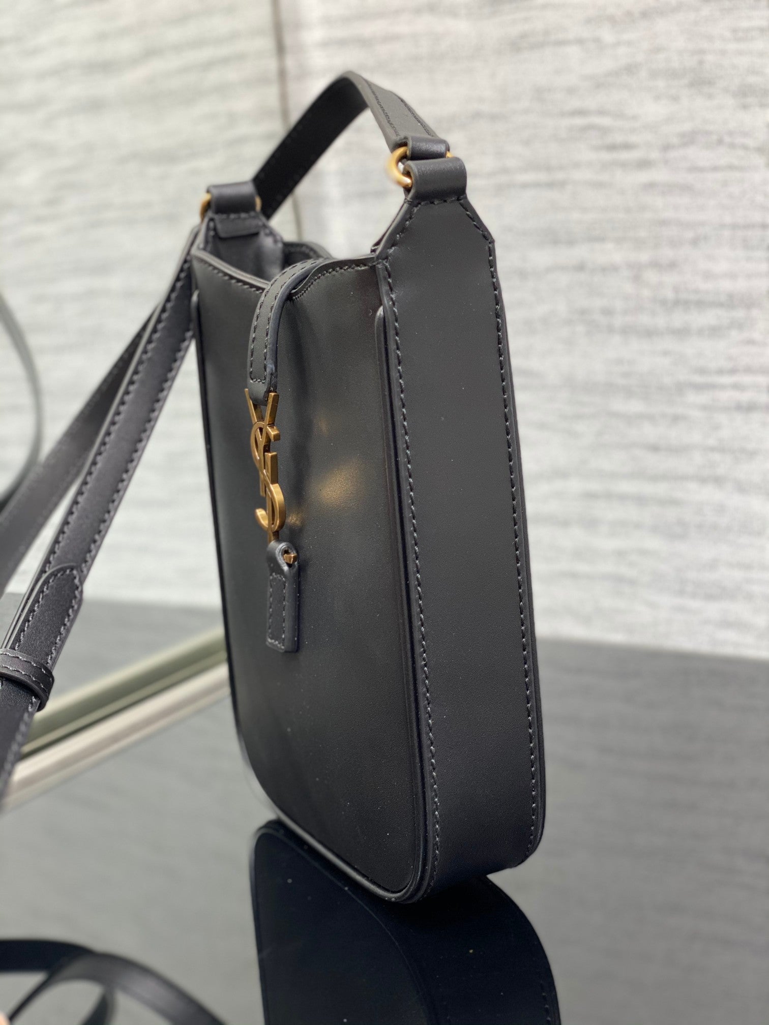 BY-A 7 Mini Black Bag - 13x20x4cm