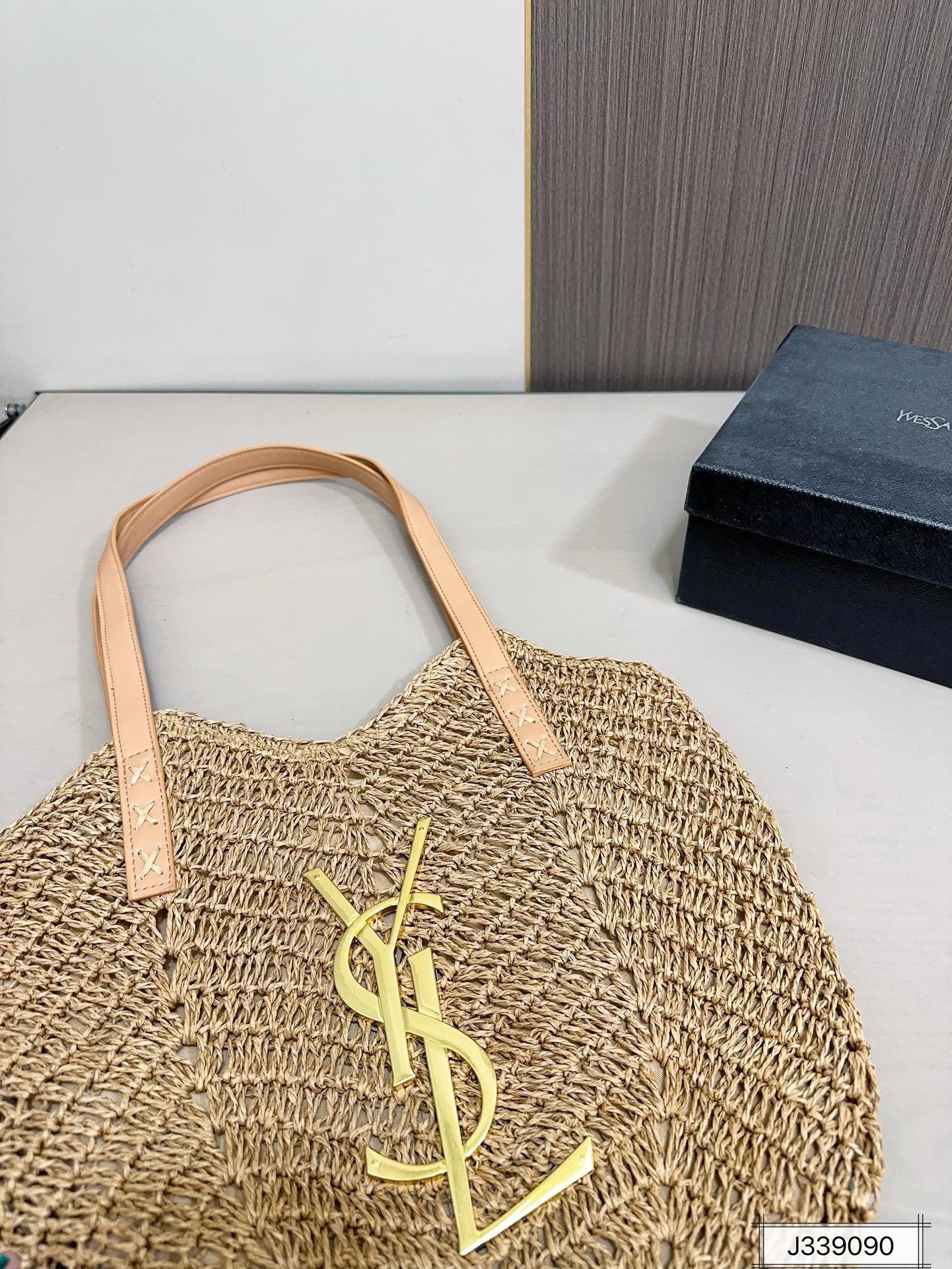 BY- Vacation CasualNO.265424Woven  Bag 35x32cm