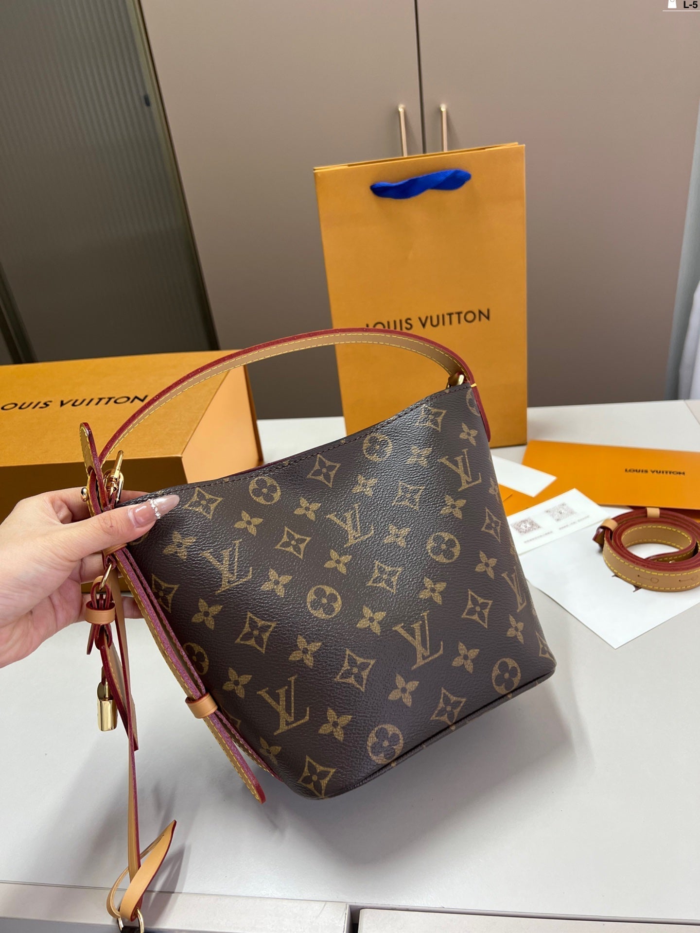 BL-Top quality Vintage Bucket Bag 17x18cm