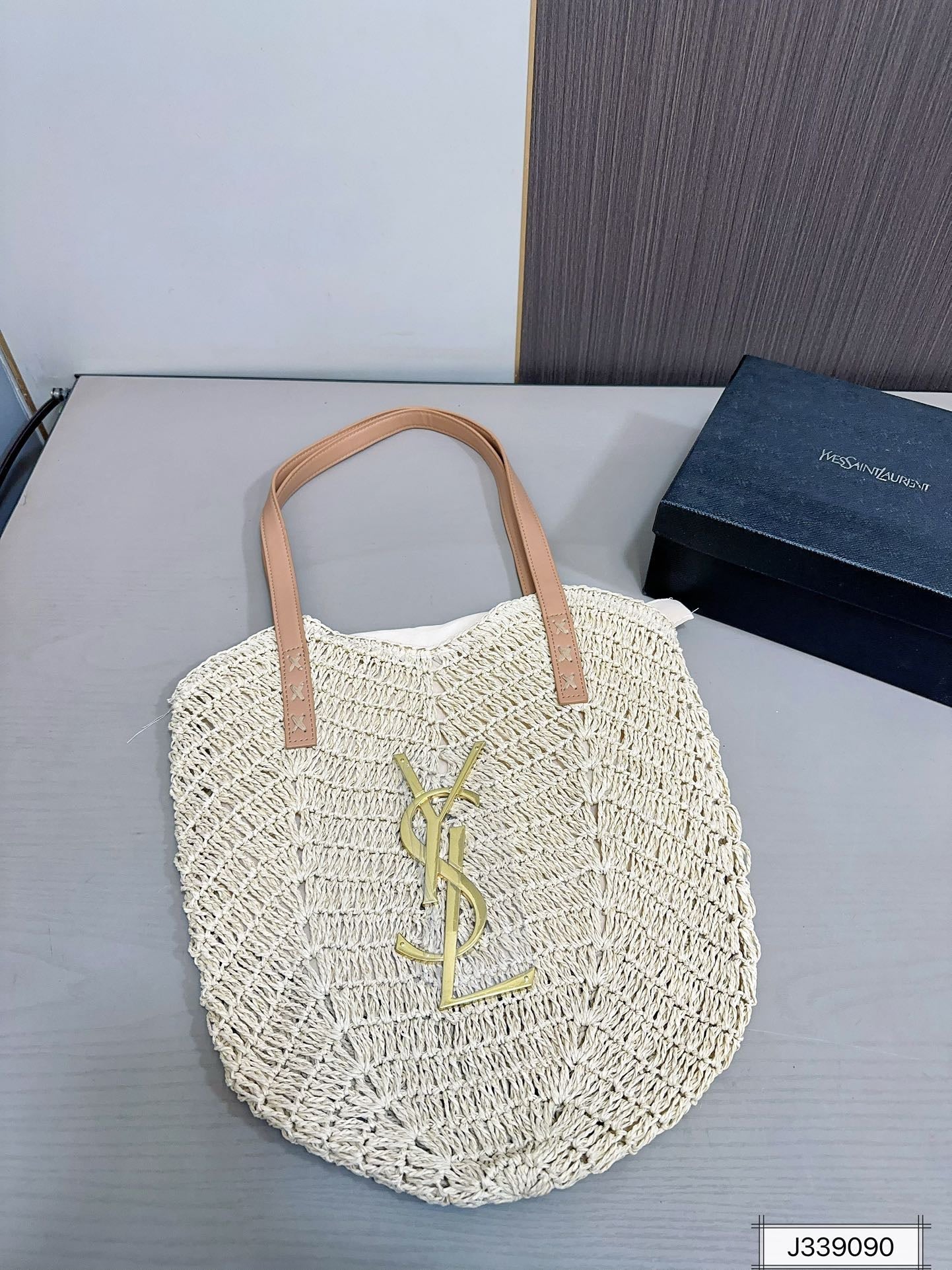 BY- Vacation CasualNO.265424Woven  Bag 35x32cm