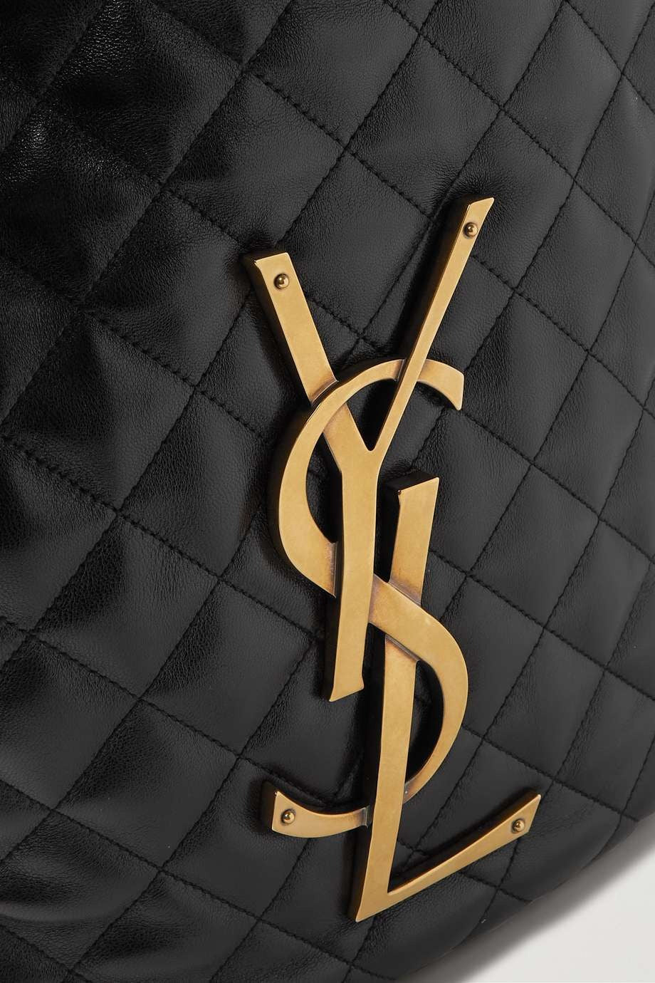 BY-extra large embellished quilted leather 60*39*8 cm