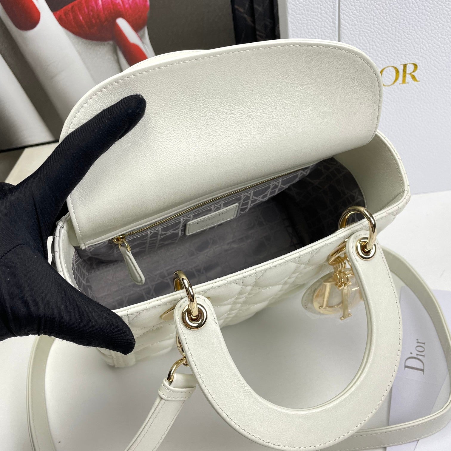 BD- Lady Medium White Bag 24cm