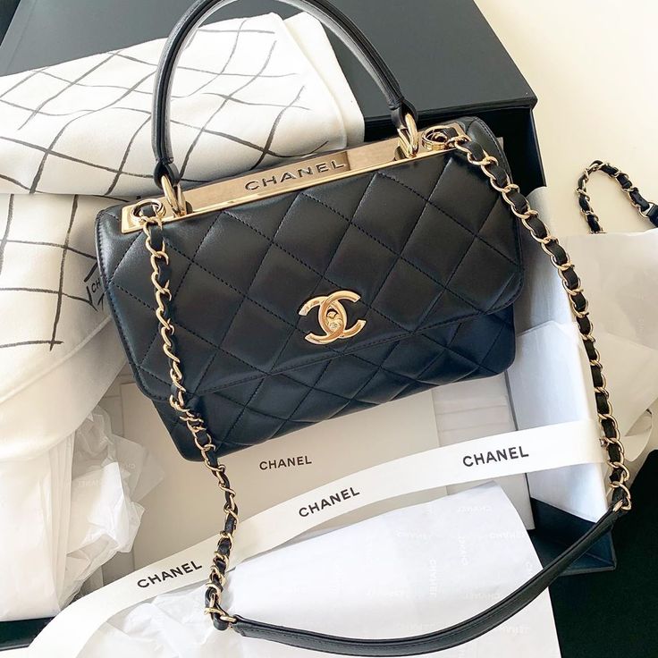 BC- Trendy CC Flap Bags-Black