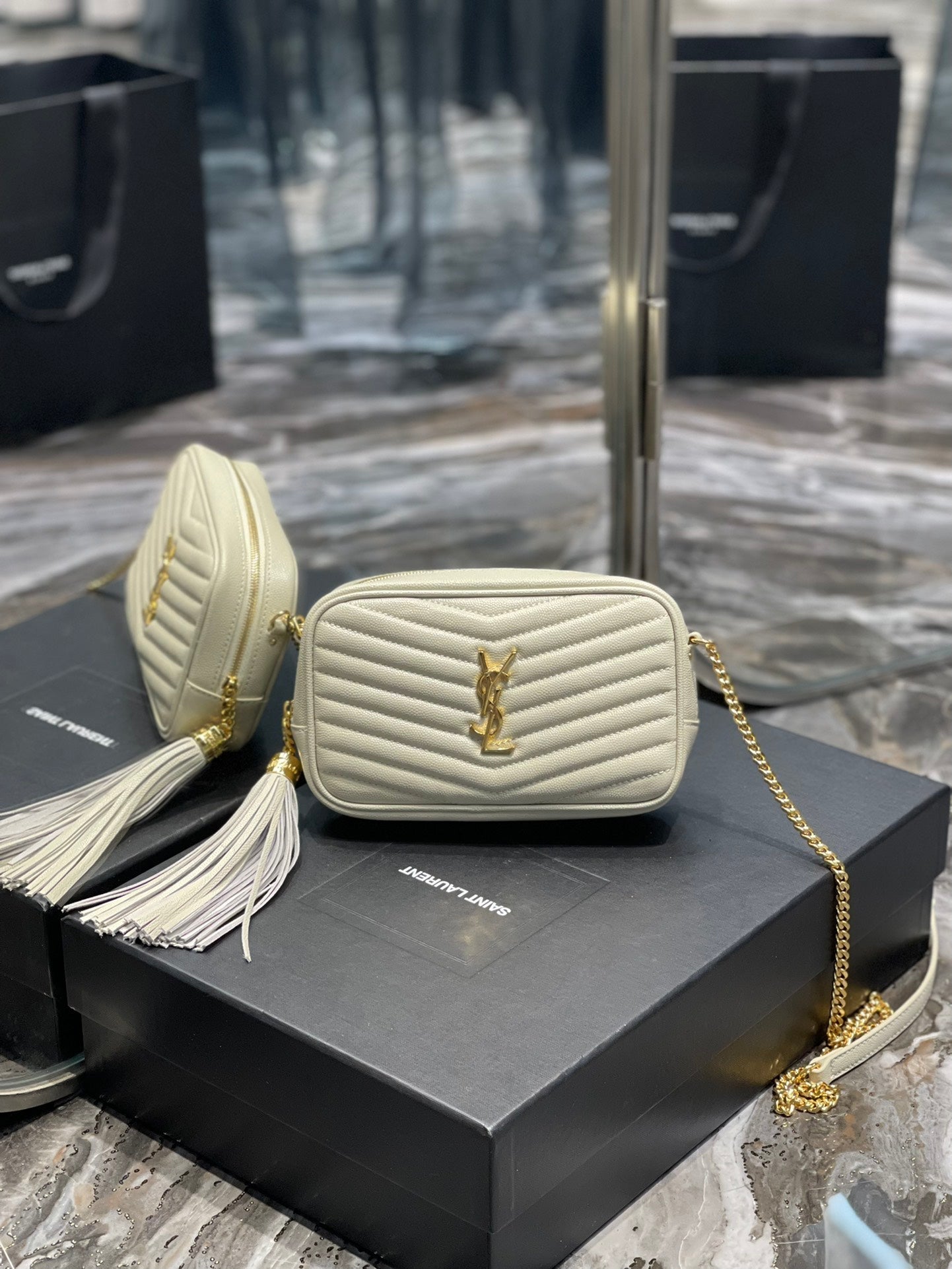 BY- Mini Camera Bag 18cm White
