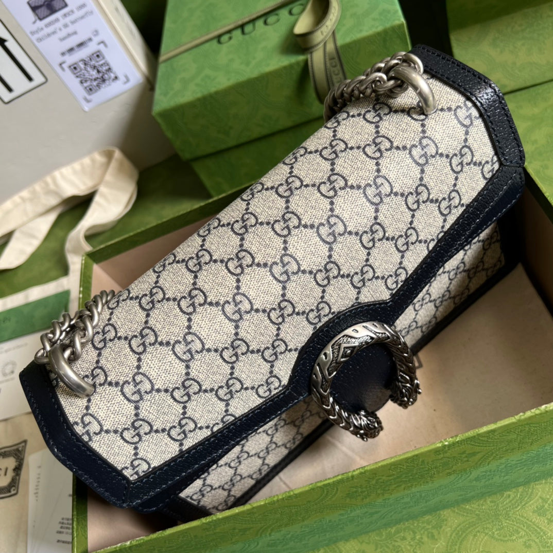 BG-GGBeige and Blue - 28x18x9cm