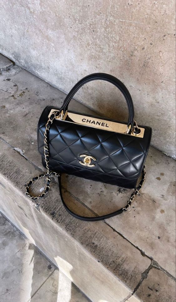 BC- Trendy CC Flap Bags-Black