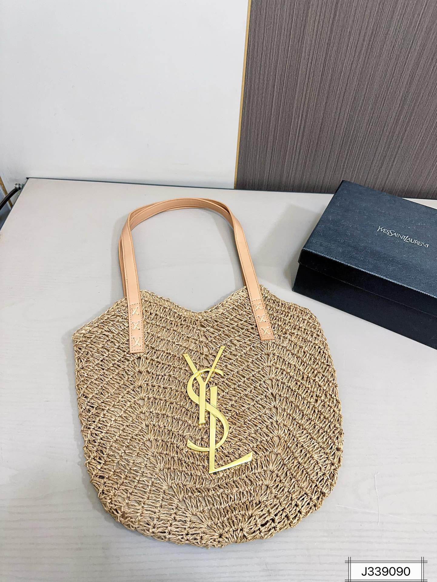 BY- Vacation CasualNO.265424Woven  Bag 35x32cm