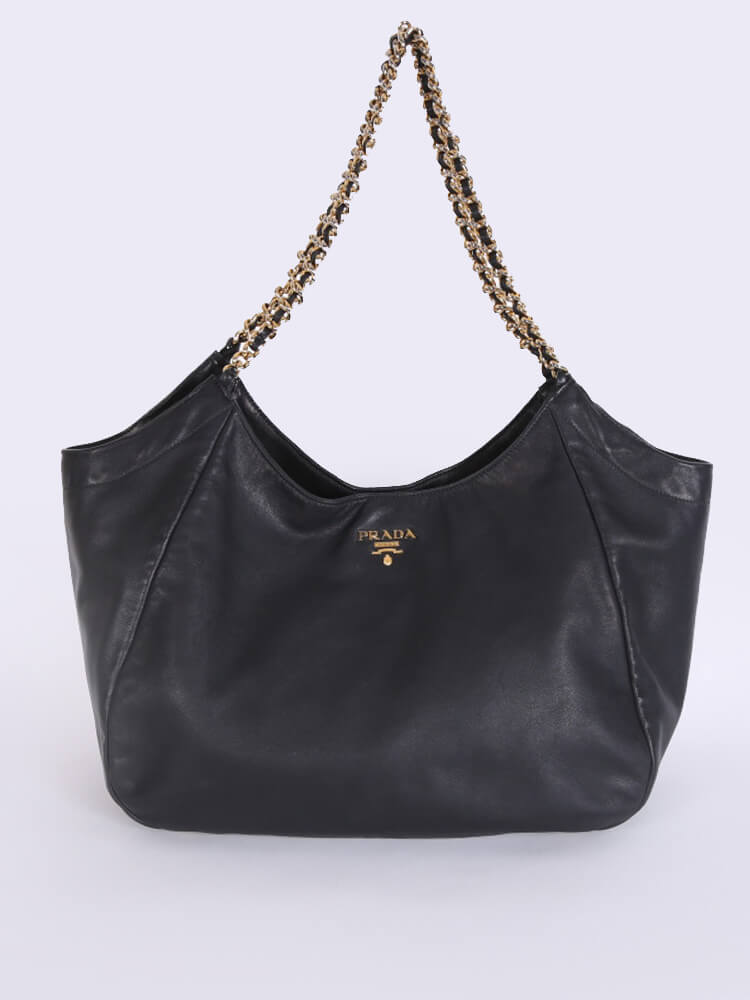 BP- Handle Shoulder Bag Nero 48 x 33 x 20cm